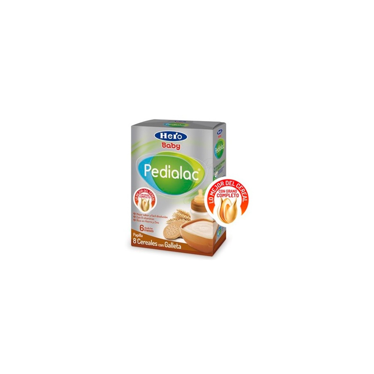 PEDIALAC PAPILLA 8 CEREALES CON GALLETAS 500 G