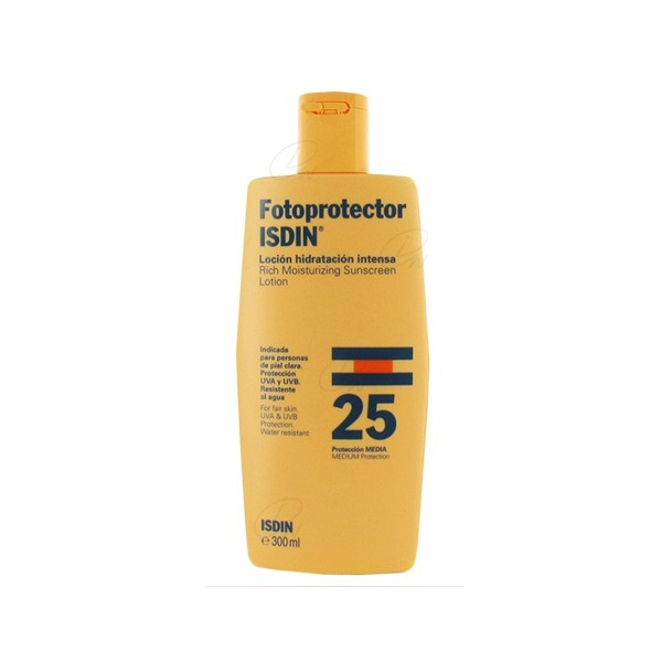 FOTOPROTECTOR ISDIN SPF25 LOCION HIDRAT INTENSA 300 ML