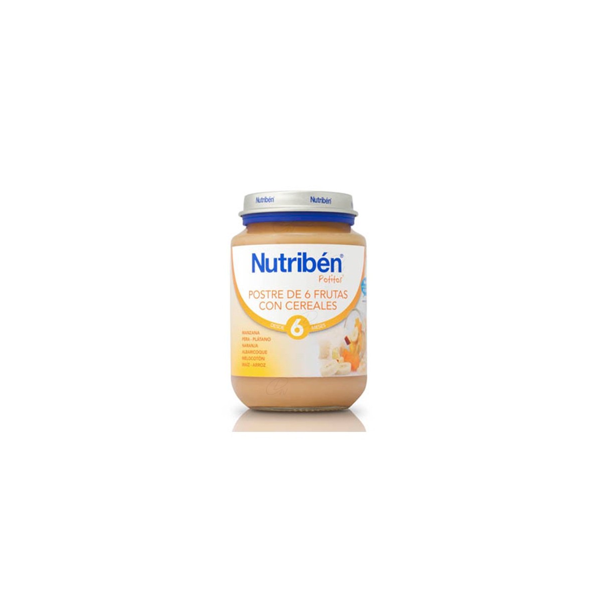 NUTRIBEN POSTRE DE 6 FRUTAS CON CEREALES POTITO...