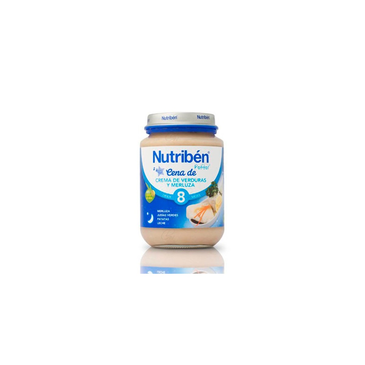 NUTRIBEN CENA CREMA VERDURA CON MERLUZA POTITO...