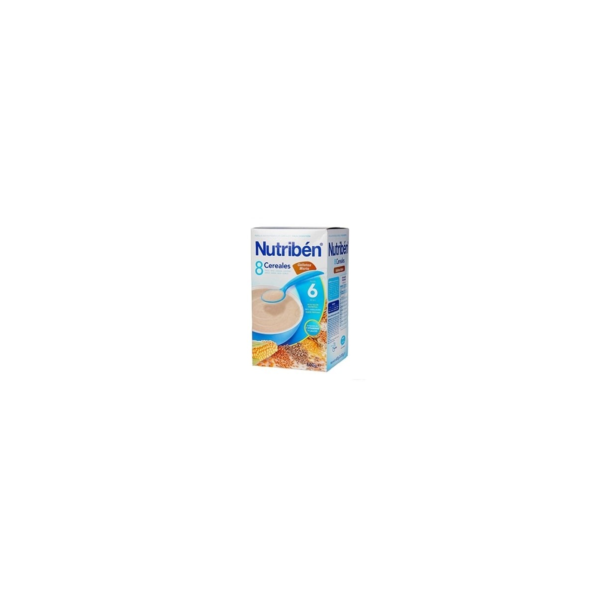 NUTRIBEN PAPILLA 8 CEREALES GALLETAS MARIA 600 G